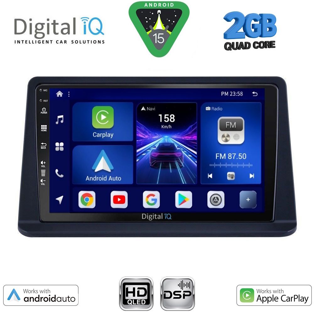 DIGITAL IQ BXC 3445_CPAA (9inc) MULTIMEDIA TABLET for MITSUBISHI PAJERO mod. 1999-2006 DIGITAL IQ BXC 3445_CPAA (9inc) MULTIMEDIA TABLET for MITSUBISHI PAJERO mod. 1999-2006