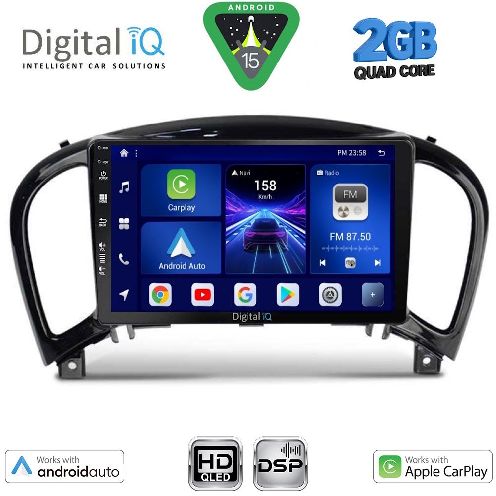 DIGITAL IQ BXC 3452_CPAA (9inc) MULTIMEDIA TABLET for NISSAN JUKE mod. 2009-2020 DIGITAL IQ BXC 3452_CPAA (9inc) MULTIMEDIA TABLET for NISSAN JUKE mod. 2009-2020