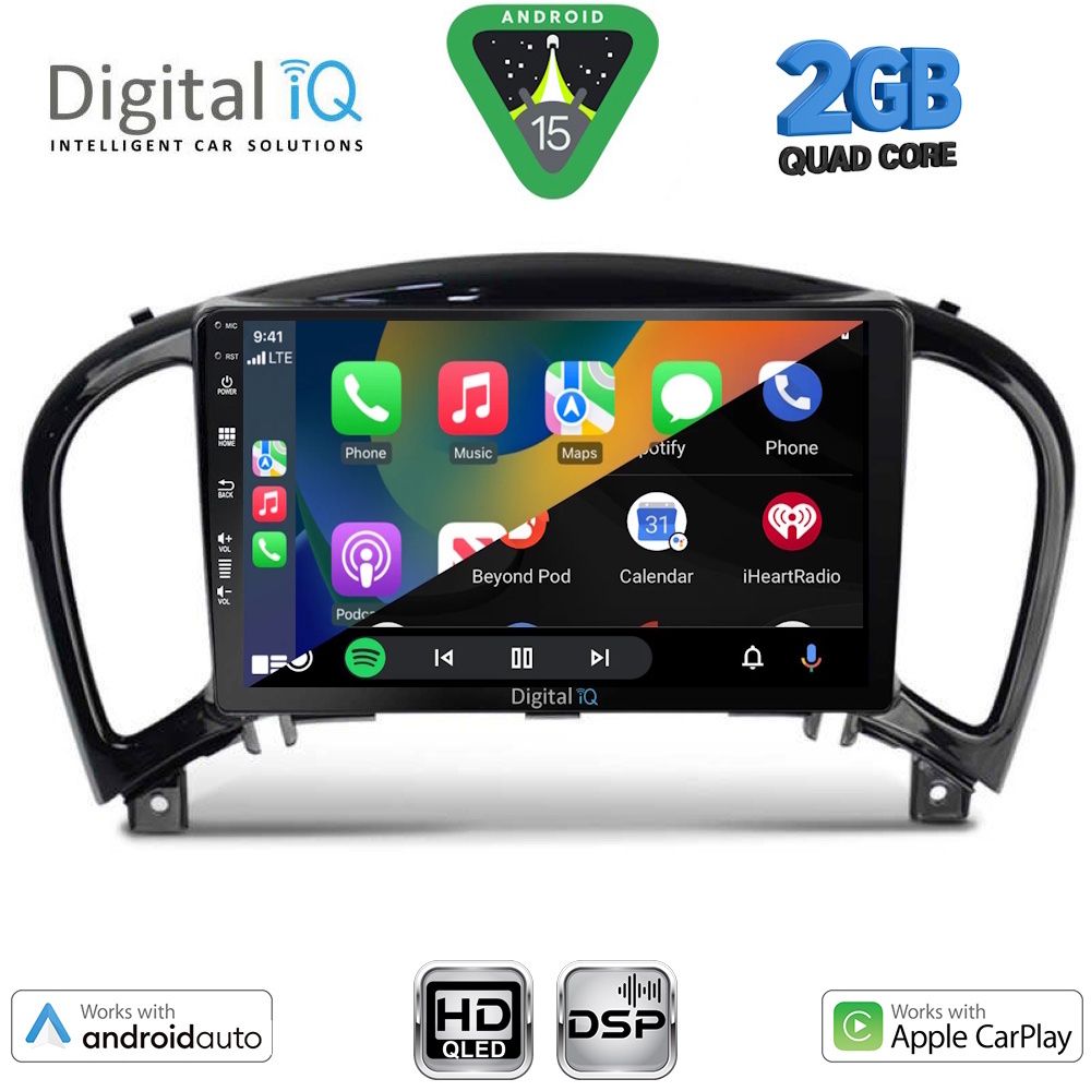 DIGITAL IQ BXC 3452_CPAA (9inc) MULTIMEDIA TABLET for NISSAN JUKE mod. 2009-2020 DIGITAL IQ BXC 3452_CPAA (9inc) MULTIMEDIA TABLET for NISSAN JUKE mod. 2009-2020