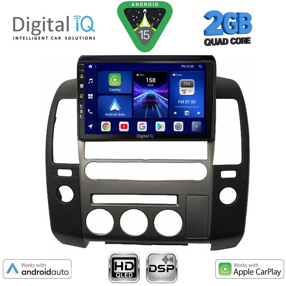 DIGITAL IQ BXC 3454_CPAA (ORIG.NAVI) (9inc) MULTIMEDIA TABLET for NISSAN NAVARA D40 mod. 2006-2011 με Original Navi DIGITAL IQ BXC 3454_CPAA (ORIG.NAVI) (9inc) MULTIMEDIA TABLET for NISSAN NAVARA D40 mod. 2006-2011 με Original Navi