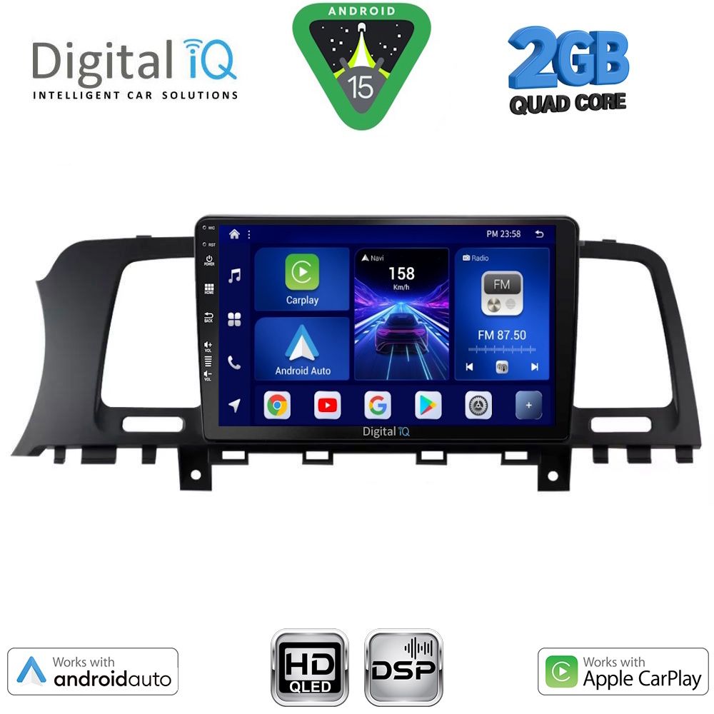 DIGITAL IQ BXC 3462_CPAA (9inc) MULTIMEDIA TABLET for NISSAN MURANO mod. 2007-2014 DIGITAL IQ BXC 3462_CPAA (9inc) MULTIMEDIA TABLET for NISSAN MURANO mod. 2007-2014