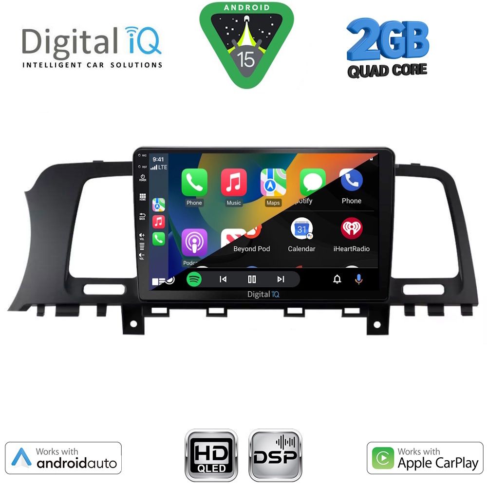DIGITAL IQ BXC 3462_CPAA (9inc) MULTIMEDIA TABLET for NISSAN MURANO mod. 2007-2014 DIGITAL IQ BXC 3462_CPAA (9inc) MULTIMEDIA TABLET for NISSAN MURANO mod. 2007-2014