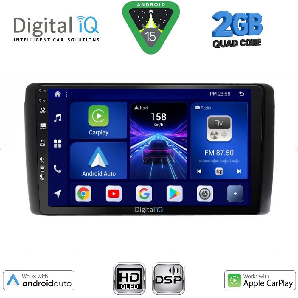 DIGITAL IQ BXC 3472_CPAA (9inc) MULTIMEDIA TABLET for NISSAN LEAF mod. 2009-2017 DIGITAL IQ BXC 3472_CPAA (9inc) MULTIMEDIA TABLET for NISSAN LEAF mod. 2009-2017