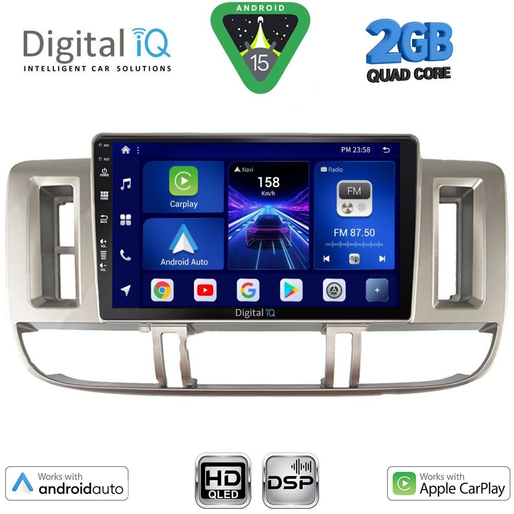 DIGITAL IQ BXC 3474_CPAA (9inc) MULTIMEDIA TABLET for NISSAN XTRAIL mod. 2000-2004 DIGITAL IQ BXC 3474_CPAA (9inc) MULTIMEDIA TABLET for NISSAN XTRAIL mod. 2000-2004