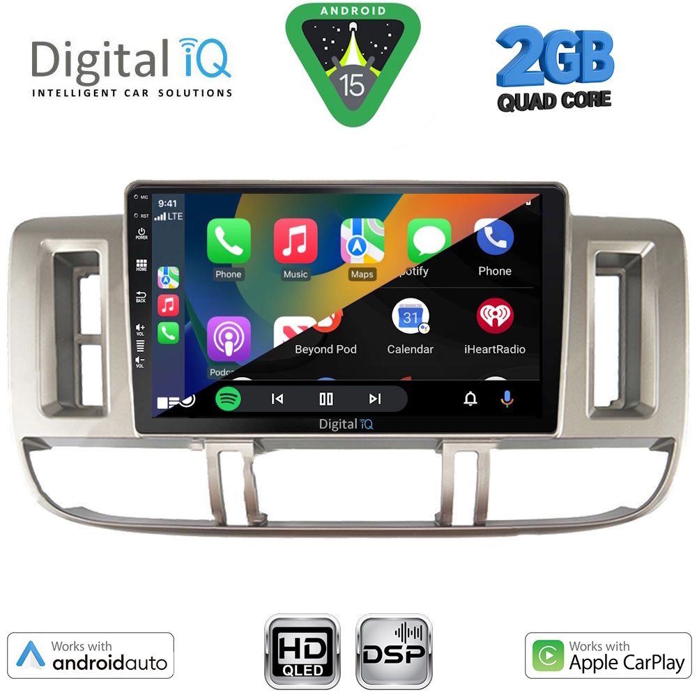 DIGITAL IQ BXC 3474_CPAA (9inc) MULTIMEDIA TABLET for NISSAN XTRAIL mod. 2000-2004 DIGITAL IQ BXC 3474_CPAA (9inc) MULTIMEDIA TABLET for NISSAN XTRAIL mod. 2000-2004
