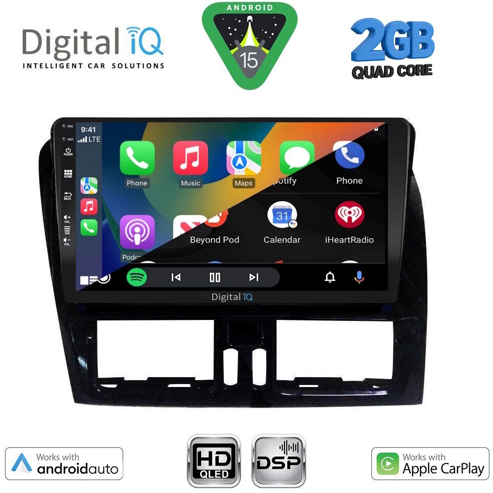 DIGITAL IQ BXC 3787_CPAA (9inc) MULTIMEDIA TABLET for VOLVO XC60 mod. 2009-2017 DIGITAL IQ BXC 3787_CPAA (9inc) MULTIMEDIA TABLET for VOLVO XC60 mod. 2009-2017