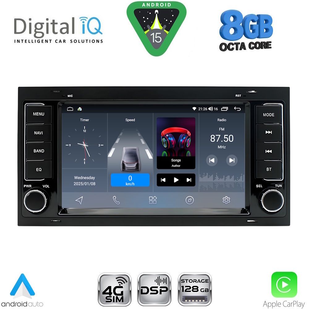 DIGITAL IQ BLM 742_CPA (7" DECK) MULTIMEDIA SYSTEM for VW TOUAREG mod. 2003-2011 DIGITAL IQ BLM 742_CPA (7" DECK) MULTIMEDIA SYSTEM for VW TOUAREG mod. 2003-2011