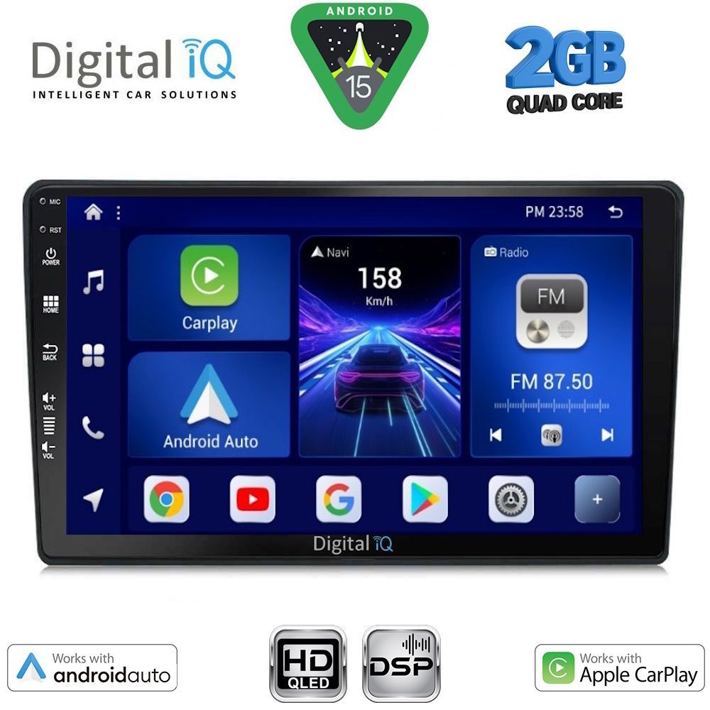 DIGITAL IQ BXC 3735_CPAA DASH (9inc) MULTIMEDIA TABLET for TOYOTA YARIS mod. 1999-2006 DIGITAL IQ BXC 3735_CPAA DASH (9inc) MULTIMEDIA TABLET for TOYOTA YARIS mod. 1999-2006