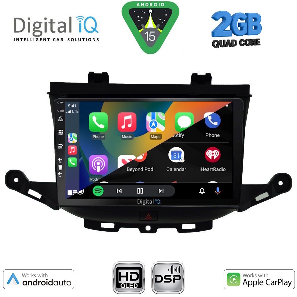 DIGITAL IQ BXC 3483_CPAA (9inc) MULTIMEDIA TABLET for OPEL ASTRA K mod. 2015-2022 DIGITAL IQ BXC 3483_CPAA (9inc) MULTIMEDIA TABLET for OPEL ASTRA K mod. 2015-2022
