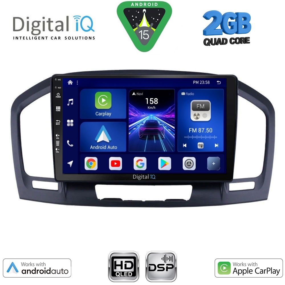 DIGITAL IQ BXC 3491BL_CPAA (9inc) MULTIMEDIA TABLET for OPEL INSIGNIA mod. 2008-2013 (BLACK) DIGITAL IQ BXC 3491BL_CPAA (9inc) MULTIMEDIA TABLET for OPEL INSIGNIA mod. 2008-2013 (BLACK)