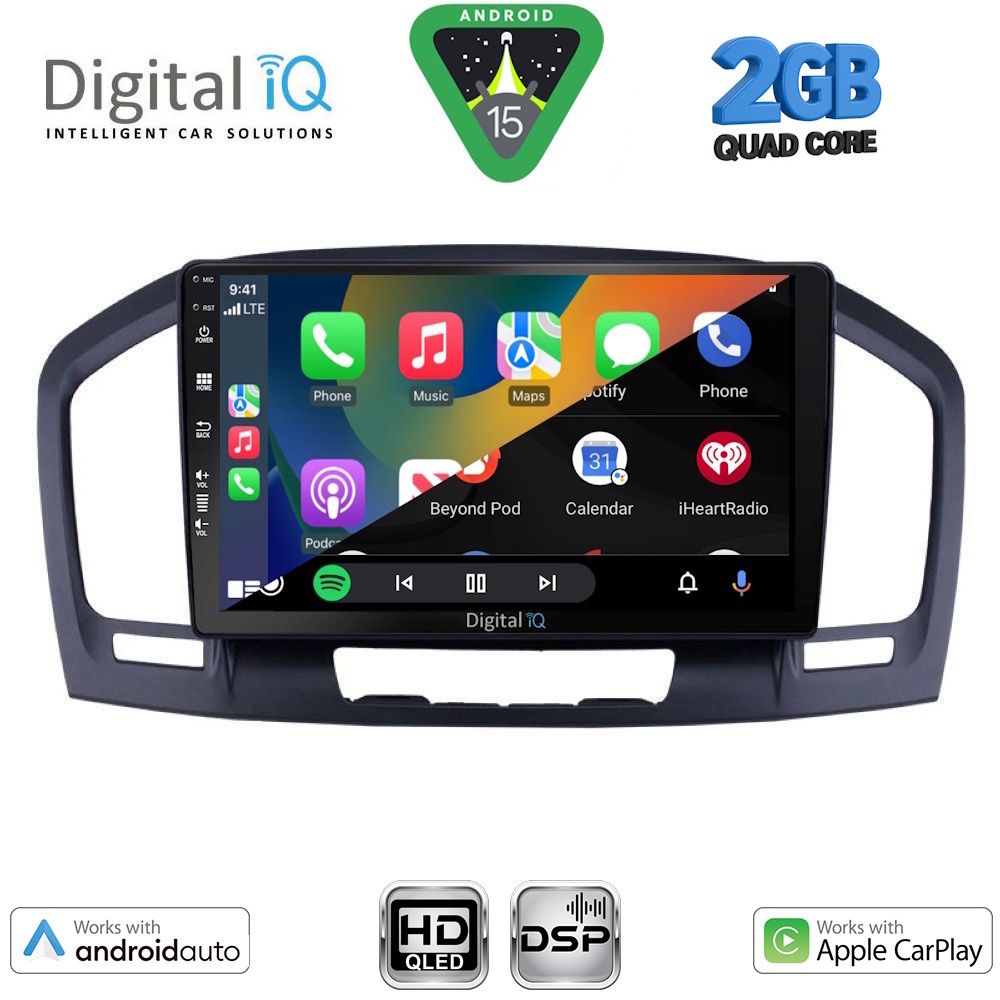 DIGITAL IQ BXC 3491BL_CPAA (9inc) MULTIMEDIA TABLET for OPEL INSIGNIA mod. 2008-2013 (BLACK) DIGITAL IQ BXC 3491BL_CPAA (9inc) MULTIMEDIA TABLET for OPEL INSIGNIA mod. 2008-2013 (BLACK)