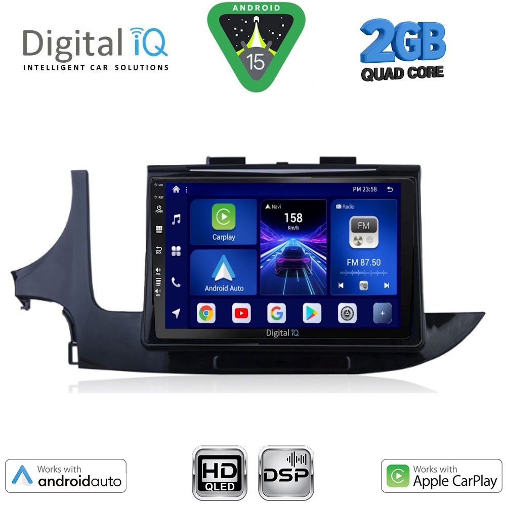 DIGITAL IQ BXC 3497_CPAA (9inc) MULTIMEDIA TABLET for OPEL MOKKA mod. 2016-2021 DIGITAL IQ BXC 3497_CPAA (9inc) MULTIMEDIA TABLET for OPEL MOKKA mod. 2016-2021