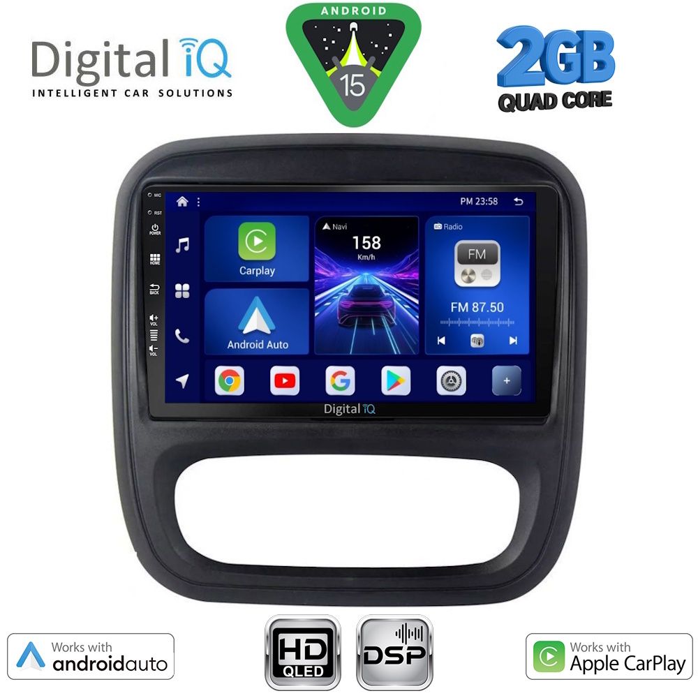 DIGITAL IQ BXC 3499_CPAA (9inc) MULTIMEDIA TABLET for OPEL VIVARO – RENAULT TRAFIC – FIAT TALENDO – NISSAN NV 300 mod. 2014-2020 DIGITAL IQ BXC 3499_CPAA (9inc) MULTIMEDIA TABLET for OPEL VIVARO – RENAULT TRAFIC – FIAT TALENDO – NISSAN NV 300 mod. 2014-2020