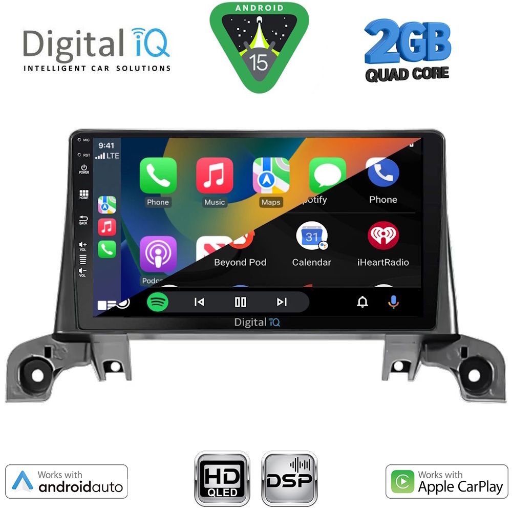 DIGITAL IQ BXC 3519_CPAA (9inc) MULTIMEDIA TABLET for PEUGEOT 3008 - 5008 mod. 2016-2024 DIGITAL IQ BXC 3519_CPAA (9inc) MULTIMEDIA TABLET for PEUGEOT 3008 - 5008 mod. 2016-2024