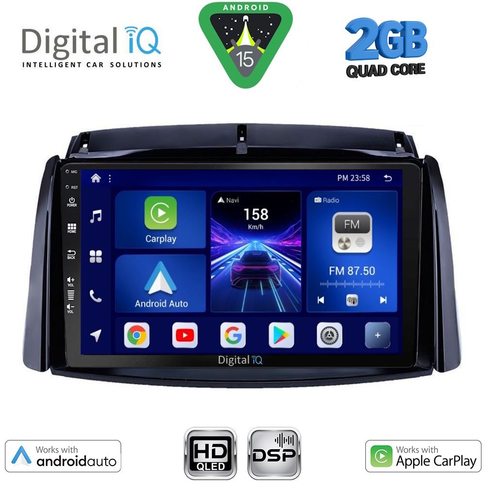 DIGITAL IQ BXC 3551_CPAA (9inc) MULTIMEDIA TABLET for RENAULT KOLEOS mod. 2006-2016 DIGITAL IQ BXC 3551_CPAA (9inc) MULTIMEDIA TABLET for RENAULT KOLEOS mod. 2006-2016