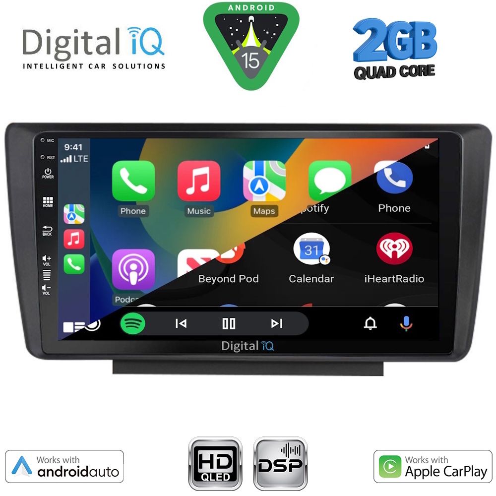 DIGITAL IQ BXC 3594_CPAA (9inc) MULTIMEDIA TABLET for SKODA OCTAVIA 5 mod. 2005-2012 DIGITAL IQ BXC 3594_CPAA (9inc) MULTIMEDIA TABLET for SKODA OCTAVIA 5 mod. 2005-2012