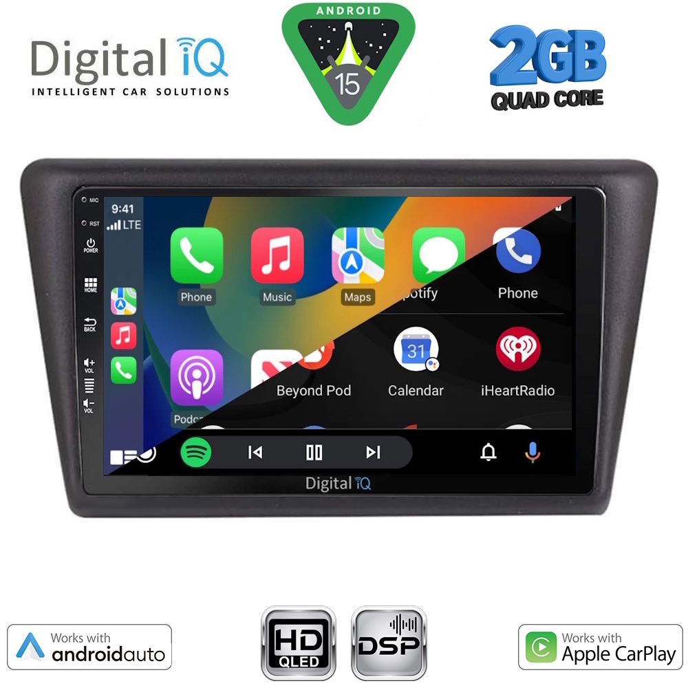 DIGITAL IQ BXC 3600_CPAA (9inc) MULTIMEDIA TABLET for SKODA RAPID SPACEBACK mod. 2014-2019 DIGITAL IQ BXC 3600_CPAA (9inc) MULTIMEDIA TABLET for SKODA RAPID SPACEBACK mod. 2014-2019