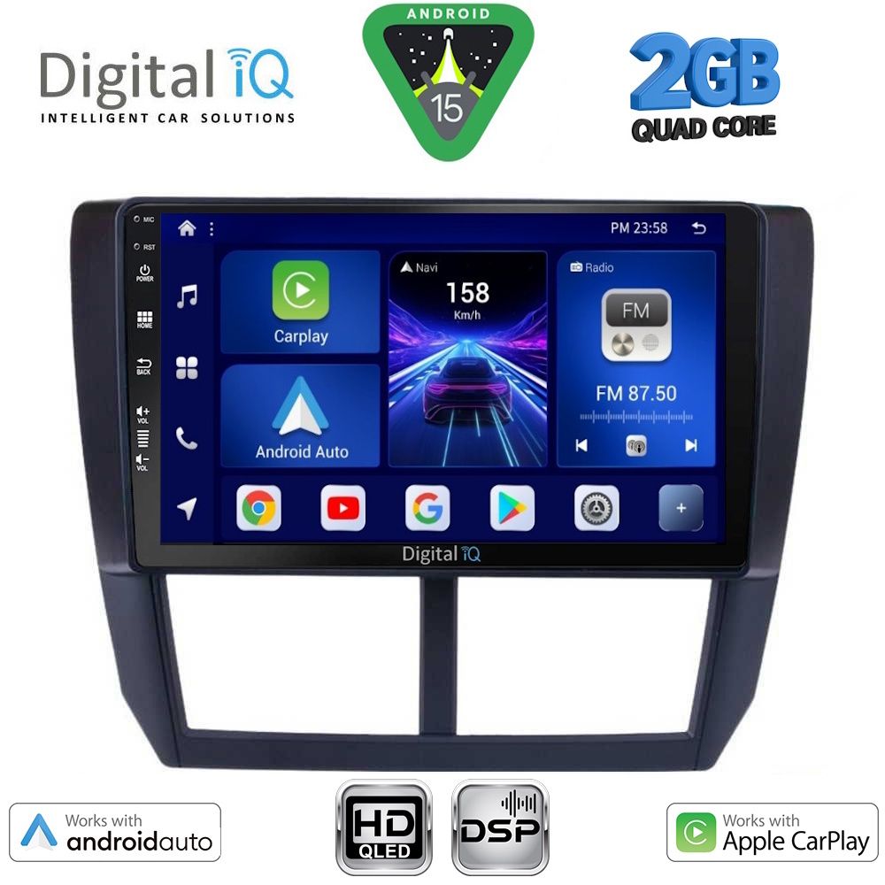 DIGITAL IQ BXC 3662_CPAA (9inc) MULTIMEDIA TABLET for SUBARU FORESTER – IMPREZA – XV mod. 2008-2013 DIGITAL IQ BXC 3662_CPAA (9inc) MULTIMEDIA TABLET for SUBARU FORESTER – IMPREZA – XV mod. 2008-2013