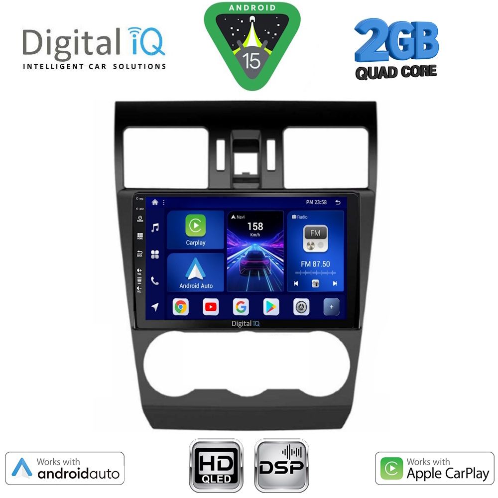 DIGITAL IQ BXC 3663_CPAA (9inc) MULTIMEDIA TABLET for SUBARU FORESTER – IMPREZA – XV mod. 2013-2019 DIGITAL IQ BXC 3663_CPAA (9inc) MULTIMEDIA TABLET for SUBARU FORESTER – IMPREZA – XV mod. 2013-2019