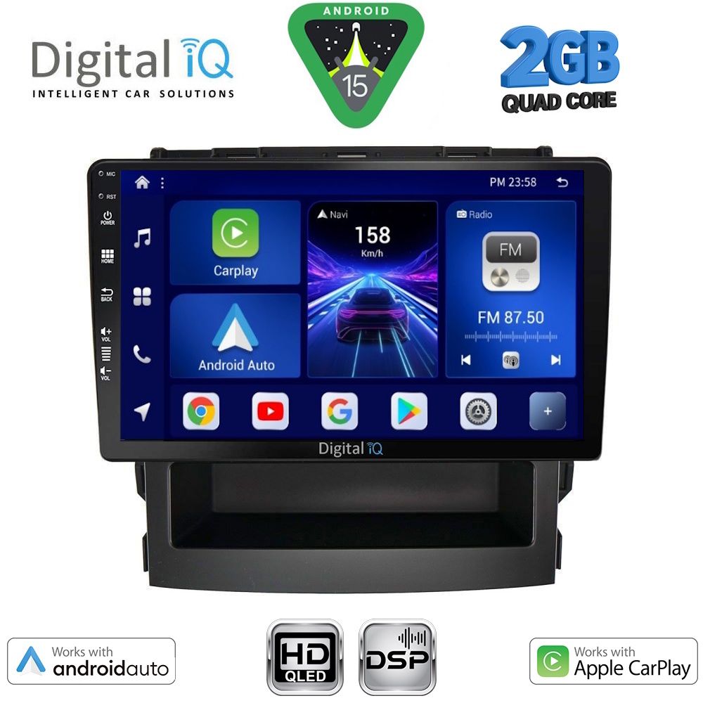 DIGITAL IQ BXC 3664_CPAA (9inc) MULTIMEDIA TABLET for SUBARU FORESTER – IMPREZA mod. 2019-2025 DIGITAL IQ BXC 3664_CPAA (9inc) MULTIMEDIA TABLET for SUBARU FORESTER – IMPREZA mod. 2019-2025