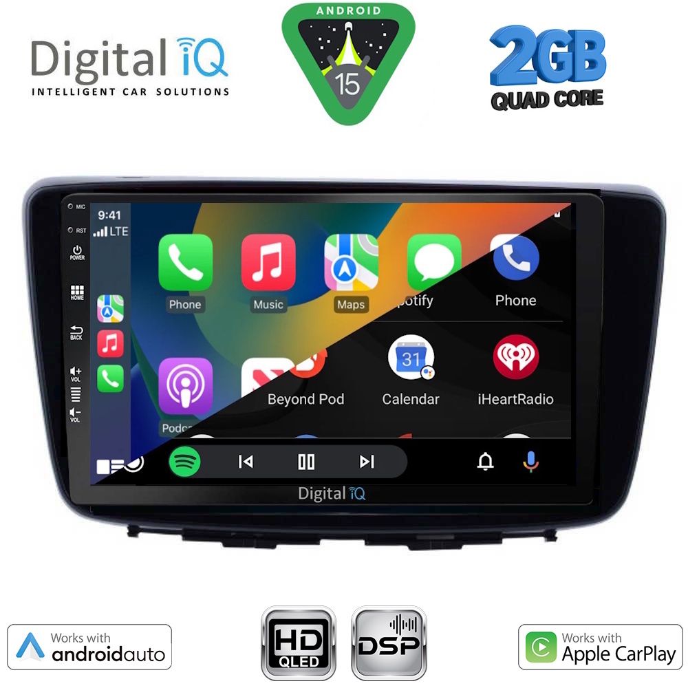 DIGITAL IQ BXC 3672_CPAA (9inc) MULTIMEDIA TABLET for SUZUKI BALENO mod. 2016-2022 DIGITAL IQ BXC 3672_CPAA (9inc) MULTIMEDIA TABLET for SUZUKI BALENO mod. 2016-2022