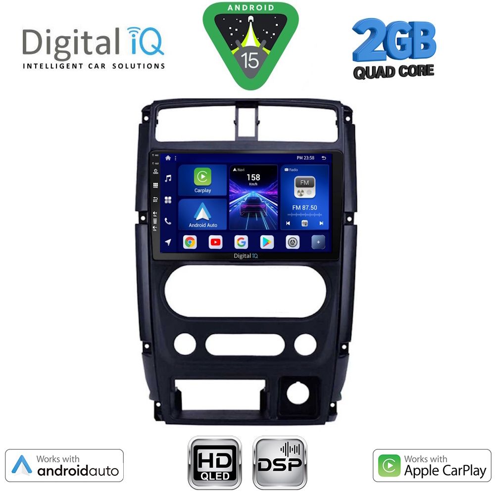 DIGITAL IQ BXC 3678_CPAA (9inc) MULTIMEDIA TABLET for SUZUKI JIMNY mod. 2007-2017 DIGITAL IQ BXC 3678_CPAA (9inc) MULTIMEDIA TABLET for SUZUKI JIMNY mod. 2007-2017