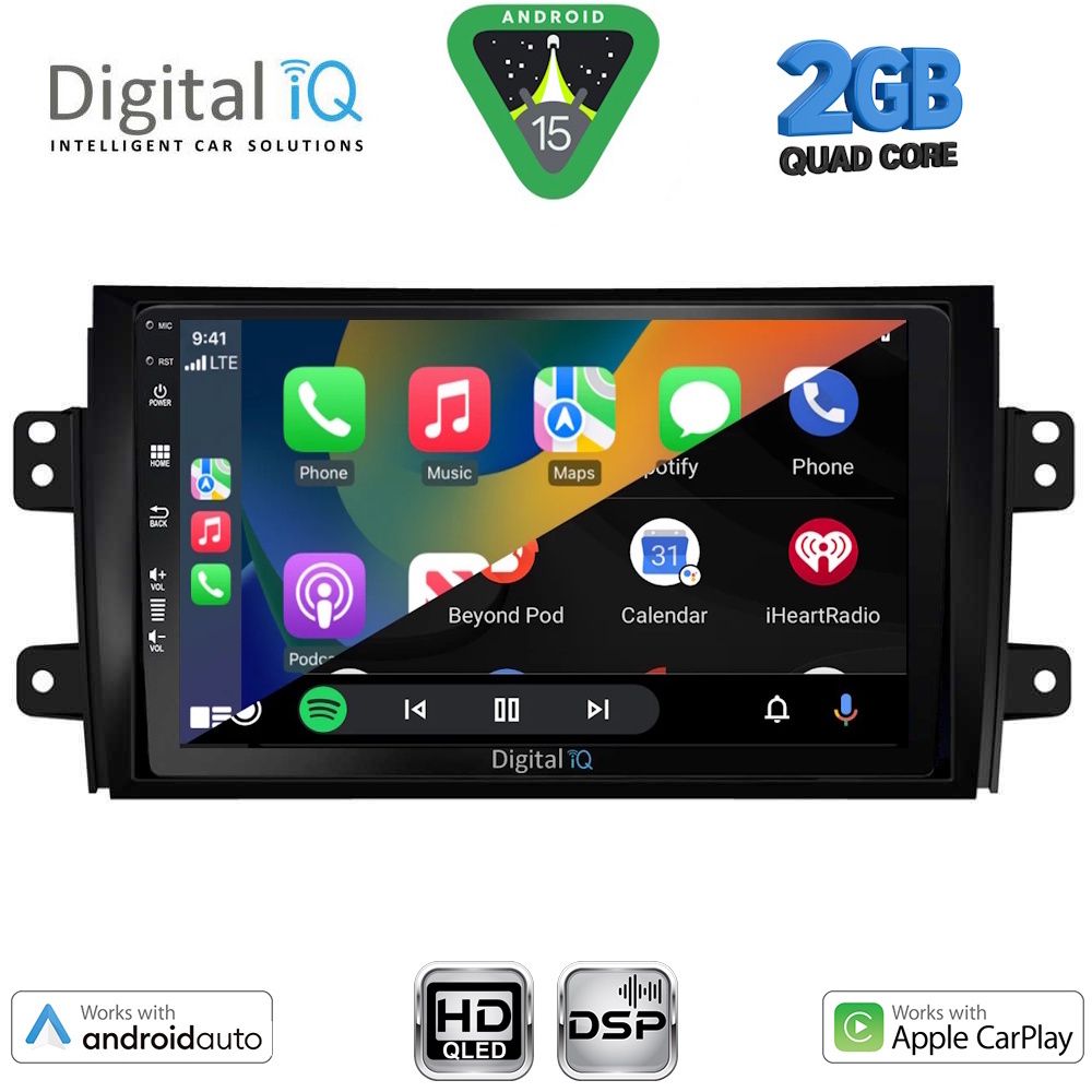 DIGITAL IQ BXC 3688_CPAA (9inc) MULTIMEDIA TABLET for FIAT SEDICI – SUZUKI SX4 mod. 2005-2013 DIGITAL IQ BXC 3688_CPAA (9inc) MULTIMEDIA TABLET for FIAT SEDICI – SUZUKI SX4 mod. 2005-2013