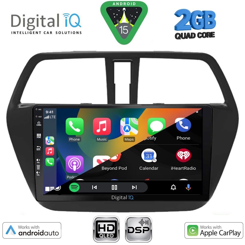 DIGITAL IQ BXC 3689_CPAA (9inc) MULTIMEDIA TABLET for SUZUKI SX4 S-CROSS mod. 2014-2021 DIGITAL IQ BXC 3689_CPAA (9inc) MULTIMEDIA TABLET for SUZUKI SX4 S-CROSS mod. 2014-2021