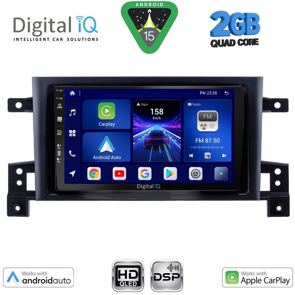 DIGITAL IQ BXC 3696_CPAA (9inc) MULTIMEDIA TABLET for SUZUKI GRAND VITARA mod. 2005-2015 DIGITAL IQ BXC 3696_CPAA (9inc) MULTIMEDIA TABLET for SUZUKI GRAND VITARA mod. 2005-2015