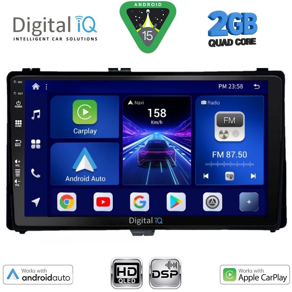 DIGITAL IQ BXC 3703_CPAA (9inc) MULTIMEDIA TABLET for TOYOTA AURIS mod. 2015-2021 – AYGO X mod. 2022-2026 – COROLLA mod. 2017-2019 DIGITAL IQ BXC 3703_CPAA (9inc) MULTIMEDIA TABLET for TOYOTA AURIS mod. 2015-2021 – AYGO X mod. 2022-2026 – COROLLA mod. 2017-2019
