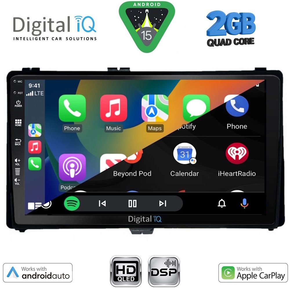 DIGITAL IQ BXC 3703_CPAA (9inc) MULTIMEDIA TABLET for TOYOTA AURIS mod. 2015-2021 – AYGO X mod. 2022-2026 – COROLLA mod. 2017-2019 DIGITAL IQ BXC 3703_CPAA (9inc) MULTIMEDIA TABLET for TOYOTA AURIS mod. 2015-2021 – AYGO X mod. 2022-2026 – COROLLA mod. 2017-2019