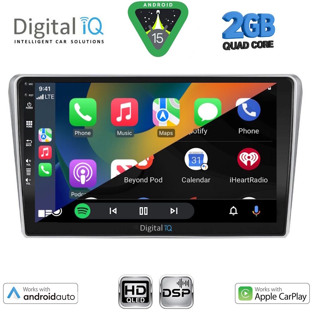 DIGITAL IQ BXC 3704SL_CPAA (9inc) MULTIMEDIA TABLET for TOYOTA AVENSIS (T25) mod. 2003-2009 DIGITAL IQ BXC 3704SL_CPAA (9inc) MULTIMEDIA TABLET for TOYOTA AVENSIS (T25) mod. 2003-2009