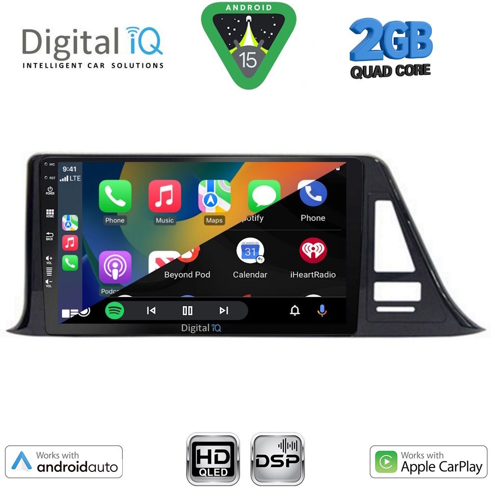 DIGITAL IQ BXC 3709_CPAA (9inc) MULTIMEDIA TABLET for TOYOTA CH-R mod. 2017-2023 DIGITAL IQ BXC 3709_CPAA (9inc) MULTIMEDIA TABLET for TOYOTA CH-R mod. 2017-2023