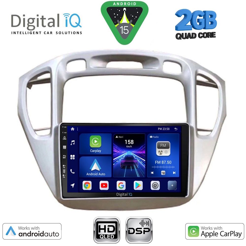 DIGITAL IQ BXC 3718_CPAA (9inc) MULTIMEDIA TABLET for TOYOTA HIGHLANDER mod. 2002-2009 DIGITAL IQ BXC 3718_CPAA (9inc) MULTIMEDIA TABLET for TOYOTA HIGHLANDER mod. 2002-2009