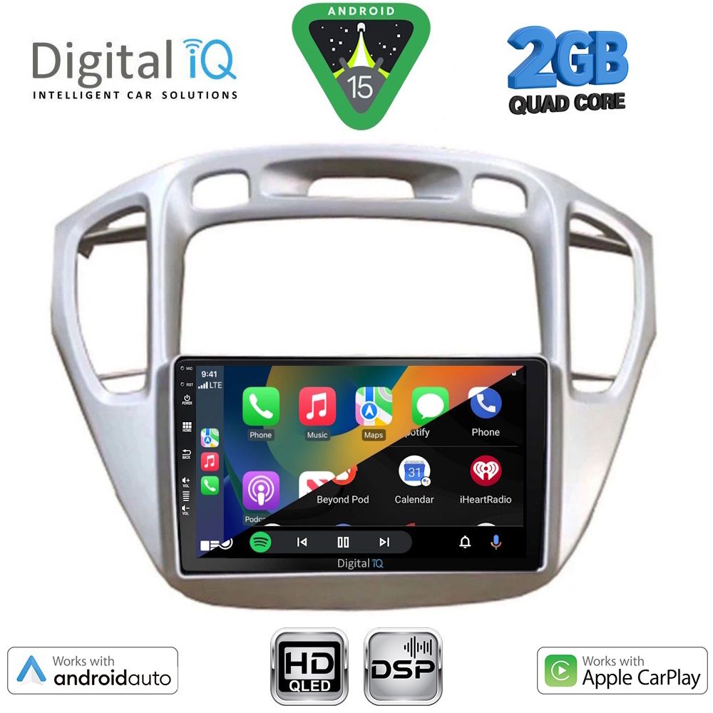 DIGITAL IQ BXC 3718_CPAA (9inc) MULTIMEDIA TABLET for TOYOTA HIGHLANDER mod. 2002-2009 DIGITAL IQ BXC 3718_CPAA (9inc) MULTIMEDIA TABLET for TOYOTA HIGHLANDER mod. 2002-2009
