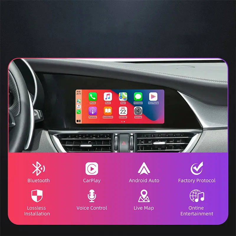 DIGITAL IQ AR 749F CPA (INTERFACE WIRELESS CARPLAY / ANDROID AUTO BOX for ALFA ROMEO GIULIA - STELVIO mod. 2015-2026 with 2 CAMERAS) DIGITAL IQ AR 749F CPA (INTERFACE WIRELESS CARPLAY / ANDROID AUTO BOX for ALFA ROMEO GIULIA - STELVIO mod. 2015-2026 with 2 CAMERAS)