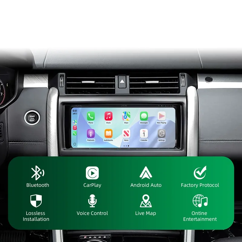 DIGITAL IQ LR 522F CPA (WIRELESS CARPLAY / ANDROID AUTO BOX with 2 CAMERA IN for JAGUAR - LAND ROVER mod. 2016-2019 with HARMAN 10.25" Screen) DIGITAL IQ LR 522F CPA (WIRELESS CARPLAY / ANDROID AUTO BOX with 2 CAMERA IN for JAGUAR - LAND ROVER mod. 2016-2019 with HARMAN 10.25" Screen)