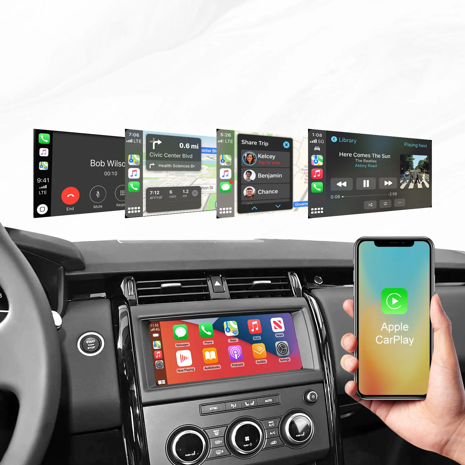 DIGITAL IQ LR 522F CPA (WIRELESS CARPLAY / ANDROID AUTO BOX with 2 CAMERA IN for JAGUAR - LAND ROVER mod. 2016-2019 with HARMAN 10.25" Screen) DIGITAL IQ LR 522F CPA (WIRELESS CARPLAY / ANDROID AUTO BOX with 2 CAMERA IN for JAGUAR - LAND ROVER mod. 2016-2019 with HARMAN 10.25" Screen)