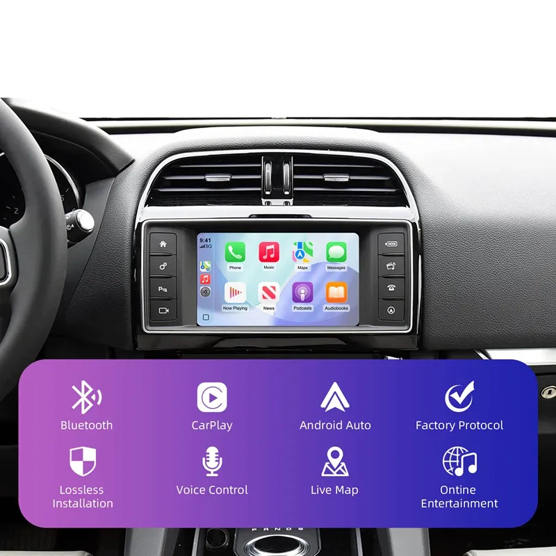 DIGITAL IQ LR 523F CPA (WIRELESS CARPLAY / ANDROID AUTO BOX with 2 CAMERA IN for JAGUAR - LAND ROVER mod. 2016-2019 with HARMAN 8" System) DIGITAL IQ LR 523F CPA (WIRELESS CARPLAY / ANDROID AUTO BOX with 2 CAMERA IN for JAGUAR - LAND ROVER mod. 2016-2019 with HARMAN 8" System)