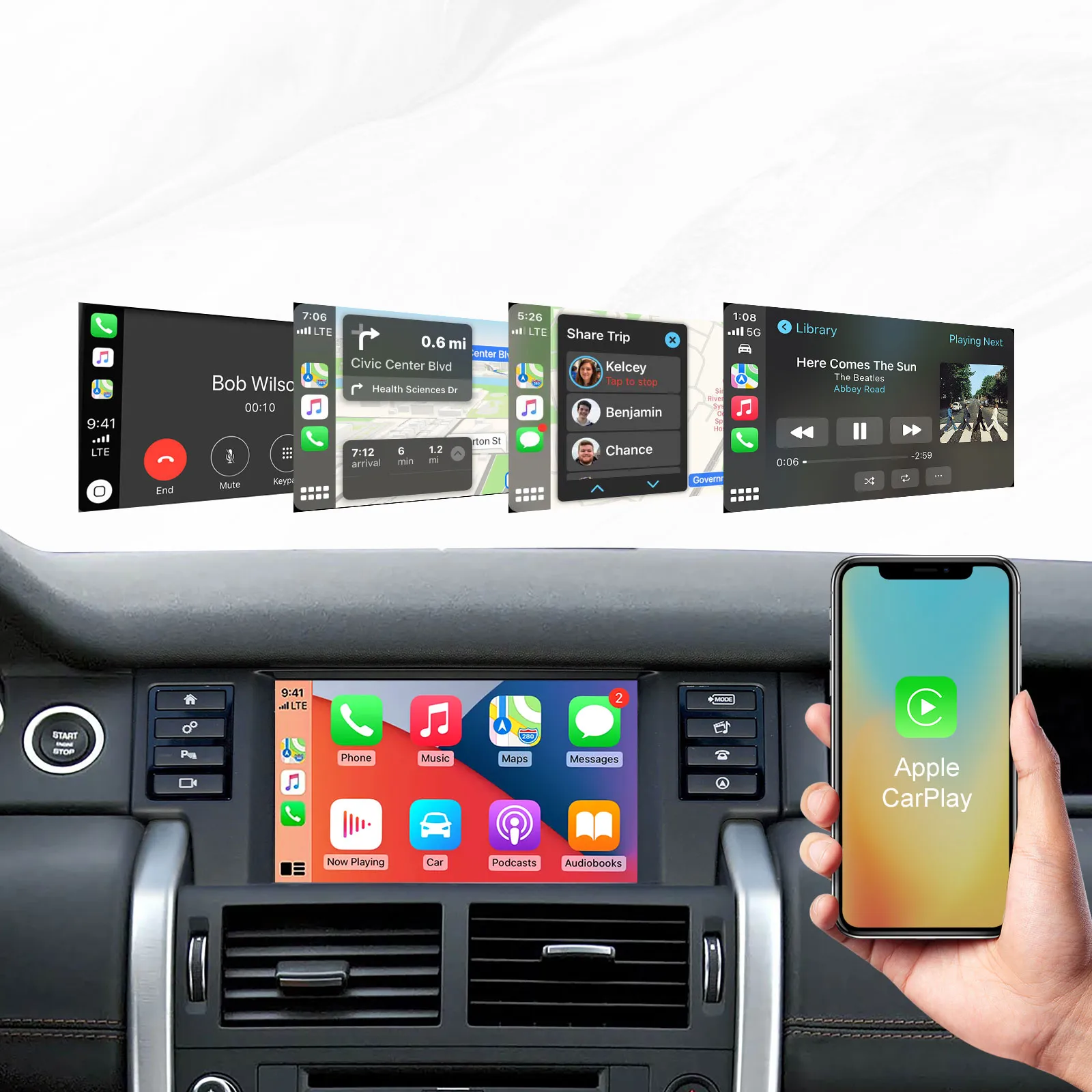 DIGITAL IQ LR 523F CPA (WIRELESS CARPLAY / ANDROID AUTO BOX with 2 CAMERA IN for JAGUAR - LAND ROVER mod. 2016-2019 with HARMAN 8" System) DIGITAL IQ LR 523F CPA (WIRELESS CARPLAY / ANDROID AUTO BOX with 2 CAMERA IN for JAGUAR - LAND ROVER mod. 2016-2019 with HARMAN 8" System)