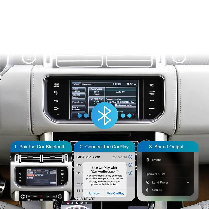 DIGITAL IQ LR 715F CPA (WIRELESS CARPLAY / ANDROID AUTO BOX with 2 CAMERA IN for JAGUAR - LAND ROVER mod. 2016-2019 with BOSCH 8" Screen) DIGITAL IQ LR 715F CPA (WIRELESS CARPLAY / ANDROID AUTO BOX with 2 CAMERA IN for JAGUAR - LAND ROVER mod. 2016-2019 with BOSCH 8" Screen)