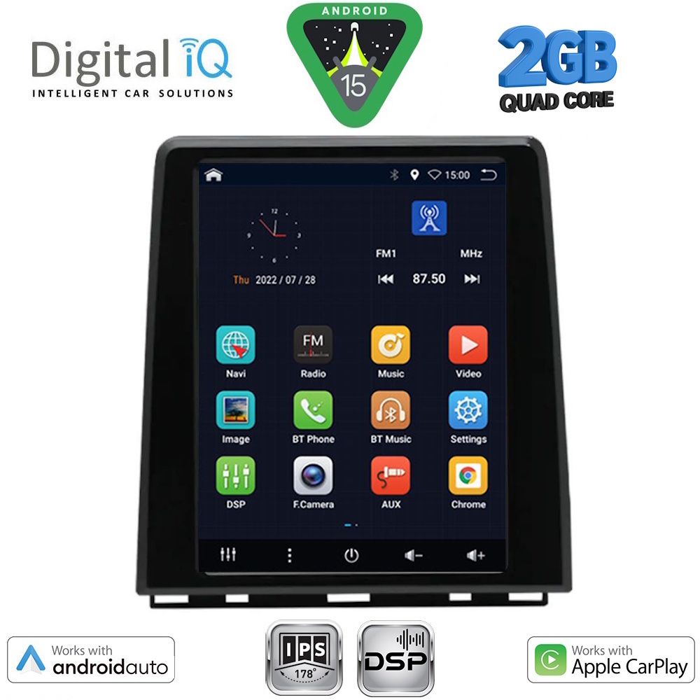 DIGITAL IQ BXC 3948_CPAA (HIGH VERSION) TESLA STYLE for RENAULT CLIO 5 - CAPTURE mod. 2019-2026 DIGITAL IQ BXC 3948_CPAA (HIGH VERSION) TESLA STYLE for RENAULT CLIO 5 - CAPTURE mod. 2019-2026