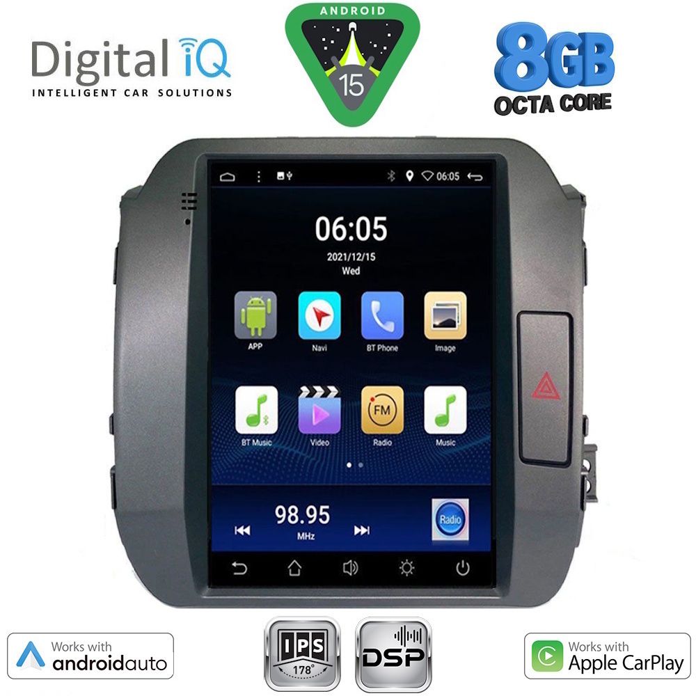 DIGITAL IQ BXF 7927_CPAA TESLA STYLE for KIA SPORTAGE mod. 2010-2015 DIGITAL IQ BXF 7927_CPAA TESLA STYLE for KIA SPORTAGE mod. 2010-2015