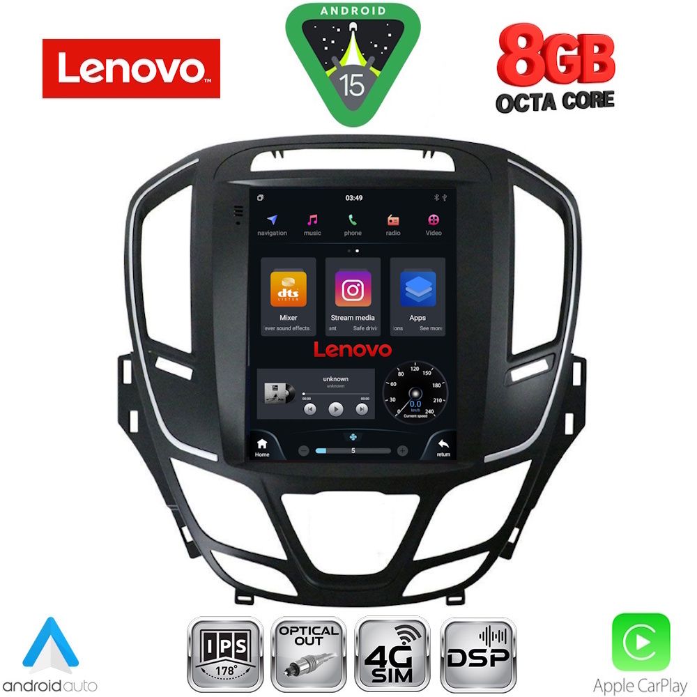 LENOVO SSW 10915_CPA TESLA STYLE for OPEL INSIGNIA II mod. 2014-2017 LENOVO SSW 10915_CPA TESLA STYLE for OPEL INSIGNIA II mod. 2014-2017