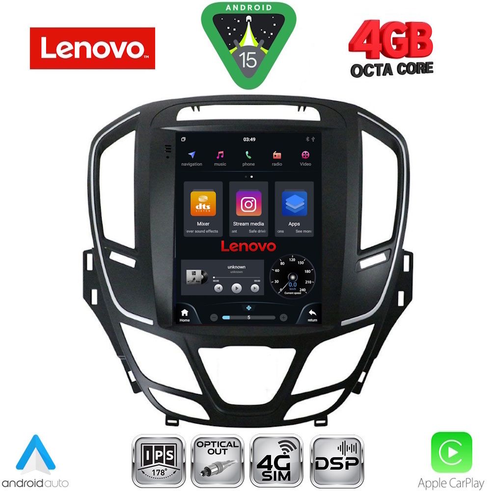 LENOVO SSX 9915_CPA TESLA STYLE for OPEL INSIGNIA II mod. 2014-2017 LENOVO SSX 9915_CPA TESLA STYLE for OPEL INSIGNIA II mod. 2014-2017