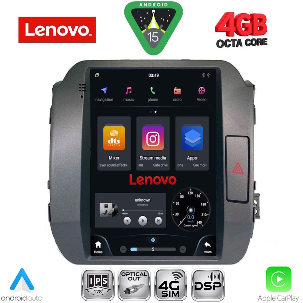 LENOVO SSX 9927_CPA TESLA STYLE for KIA SPORTAGE mod. 2010-2015 LENOVO SSX 9927_CPA TESLA STYLE for KIA SPORTAGE mod. 2010-2015