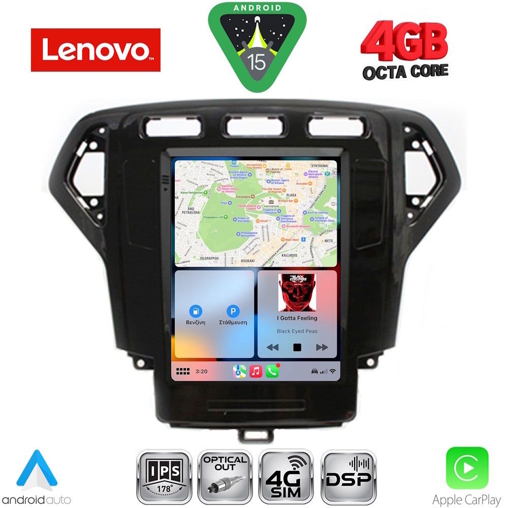 LENOVO SSX 9957_CPA TESLA STYLE for FORD MONDEO mod. 2007-2010 LENOVO SSX 9957_CPA TESLA STYLE for FORD MONDEO mod. 2007-2010