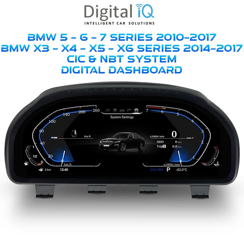 DIGITAL IQ FZ 972_IC (12.3in) BMW 5 - 5 GT - 6 - 7 Series mod. 2010-2017 / X3 - X4 - X5 - X6 mod. 2014-2017 DIGITAL DASHBOARD DIGITAL IQ FZ 972_IC (12.3in) BMW 5 - 5 GT - 6 - 7 Series mod. 2010-2017 / X3 - X4 - X5 - X6 mod. 2014-2017 DIGITAL DASHBOARD