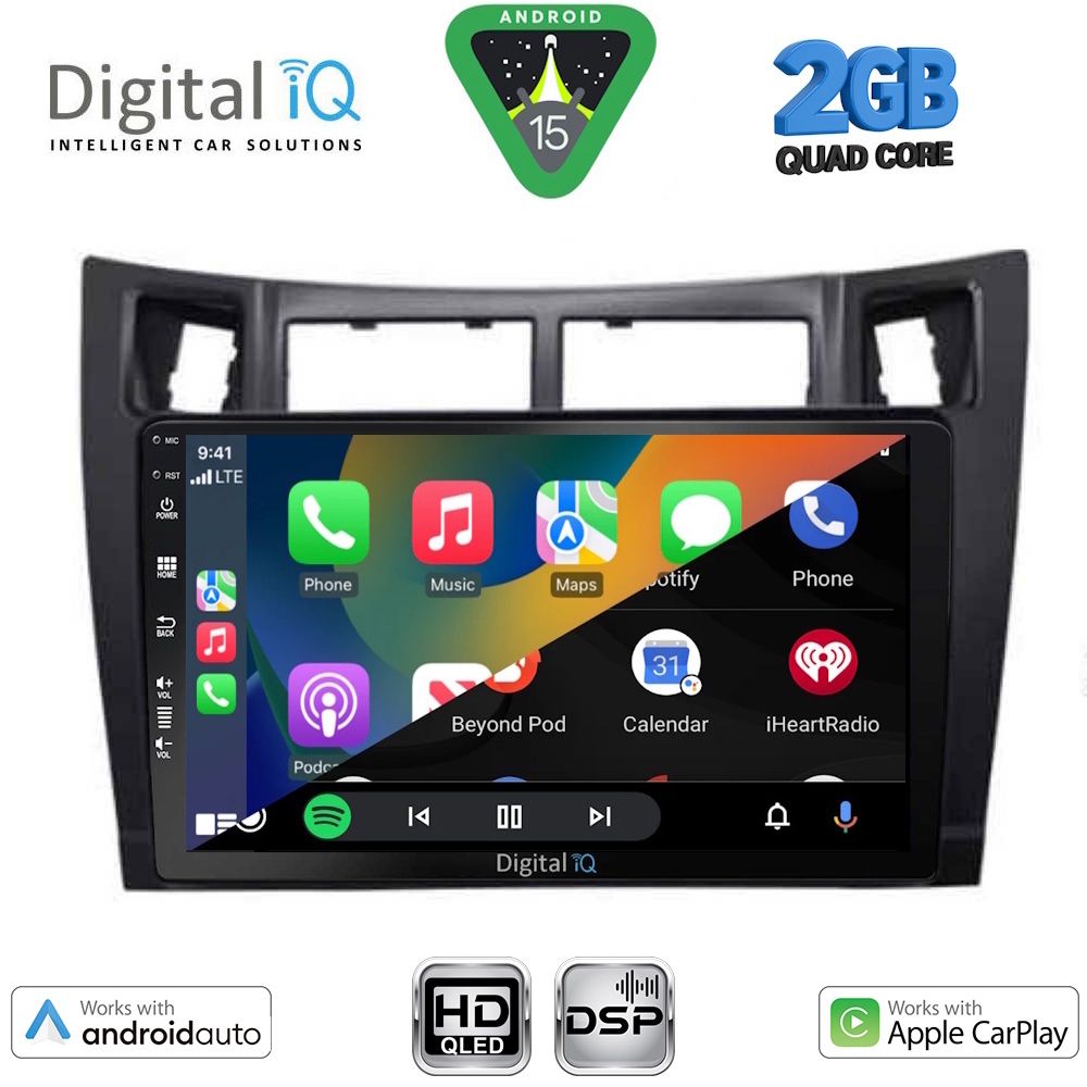 DIGITAL IQ BXC 3736BL_CPAA (9inc) MULTIMEDIA TABLET for TOYOTA YARIS mod. 2006-2011 (BLACK) DIGITAL IQ BXC 3736BL_CPAA (9inc) MULTIMEDIA TABLET for TOYOTA YARIS mod. 2006-2011 (BLACK)