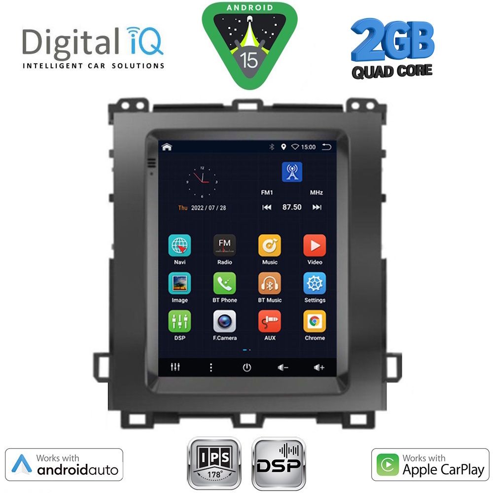 DIGITAL IQ BXC 3982_CPAA (TESLA) MULTIMEDIA for TOYOTA LANDCRUISER mod. 2003-2009 DIGITAL IQ BXC 3982_CPAA (TESLA) MULTIMEDIA for TOYOTA LANDCRUISER mod. 2003-2009